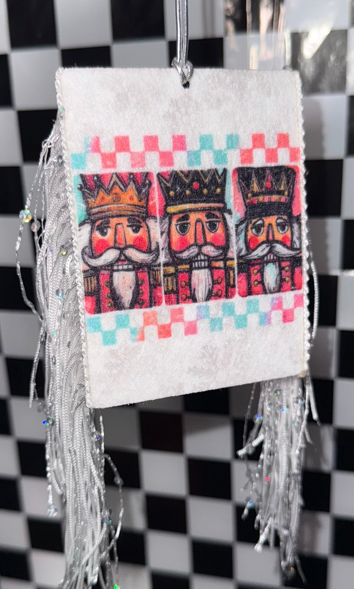 Silver Snow; Nutcracker Felt Freshie