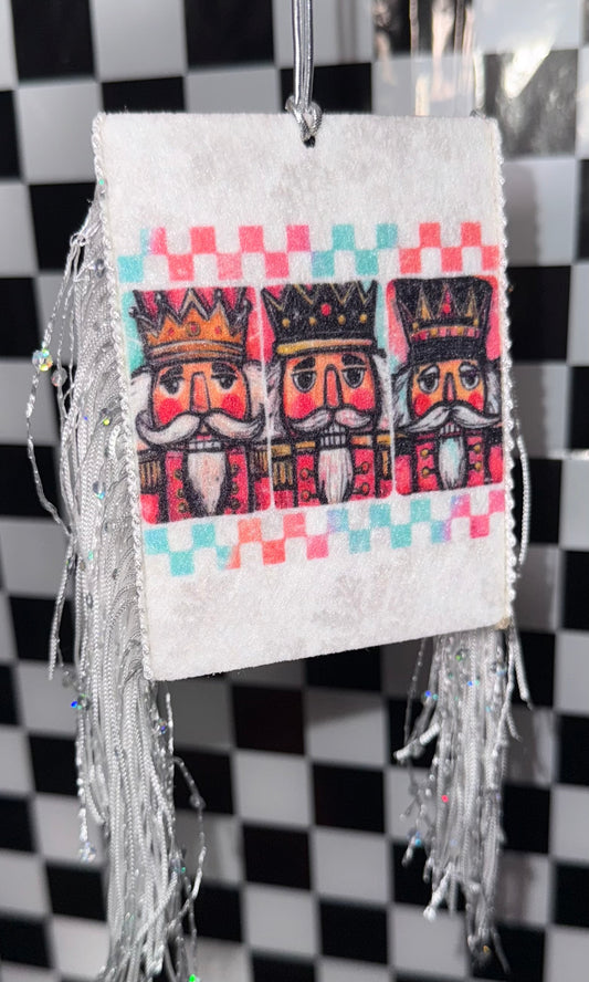 Silver Snow; Nutcracker Felt Freshie