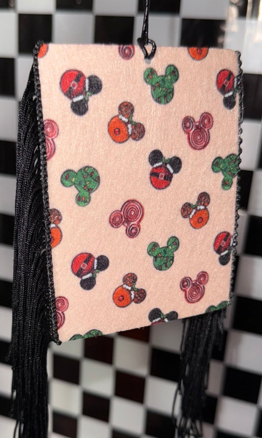 Mouse Holiday Felt Freshie