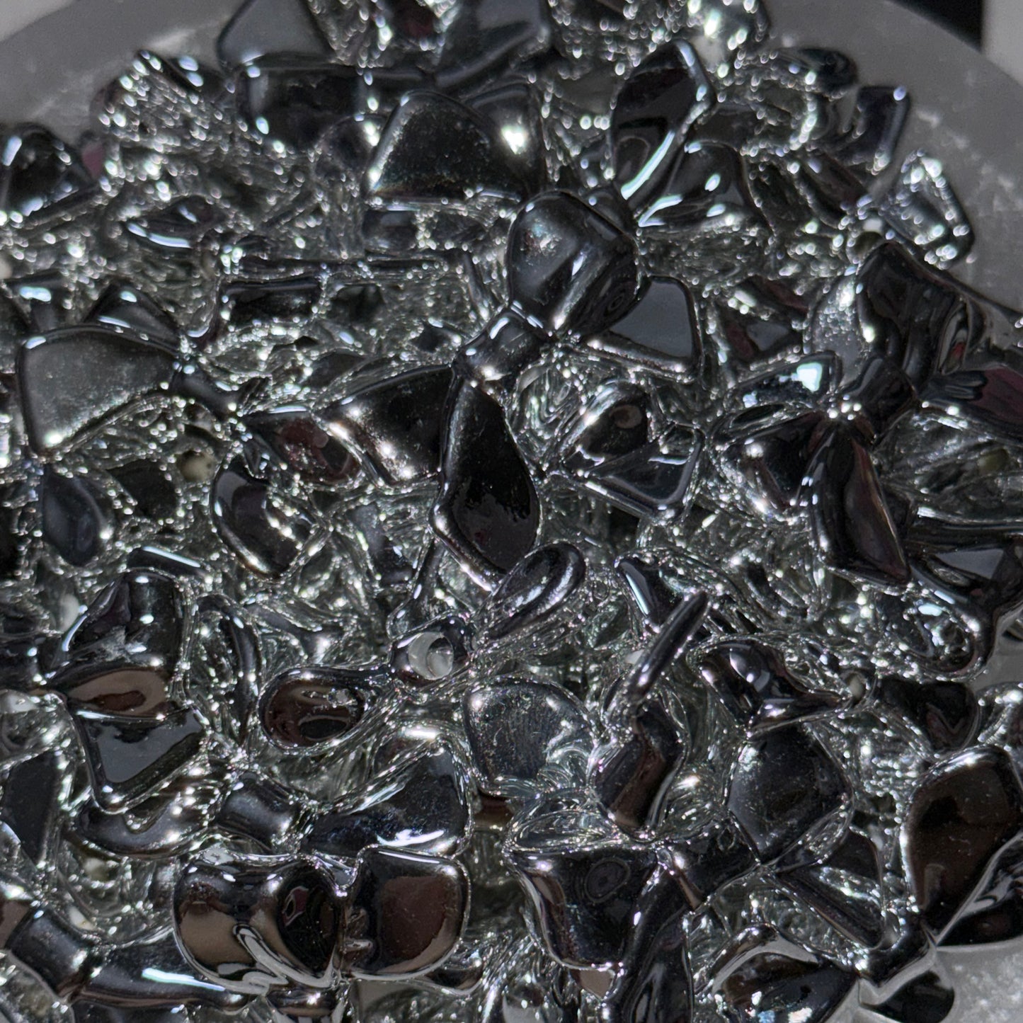 Bow Acrylic Beads (3 styles, 8 colors)