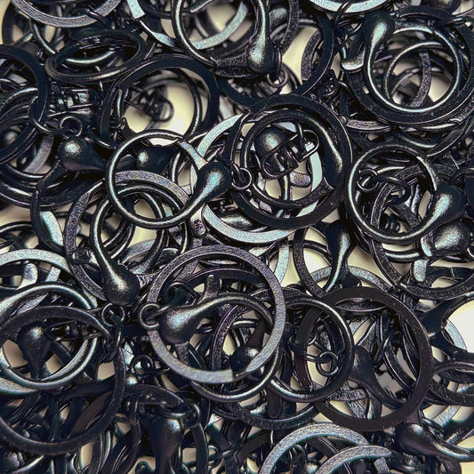 Black Keychain Ring Attachment