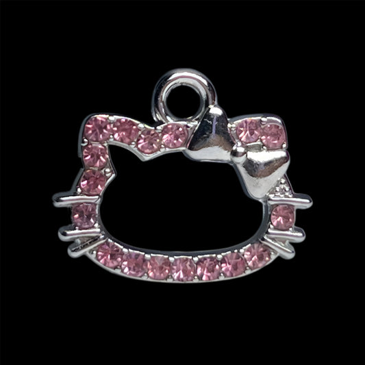 Gold HK Rhinestone Head Charm