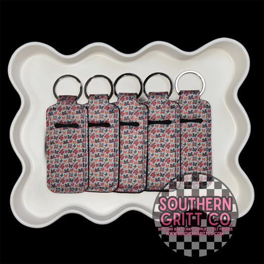 Autumn Butterfly - Chapstick Keychain Holder