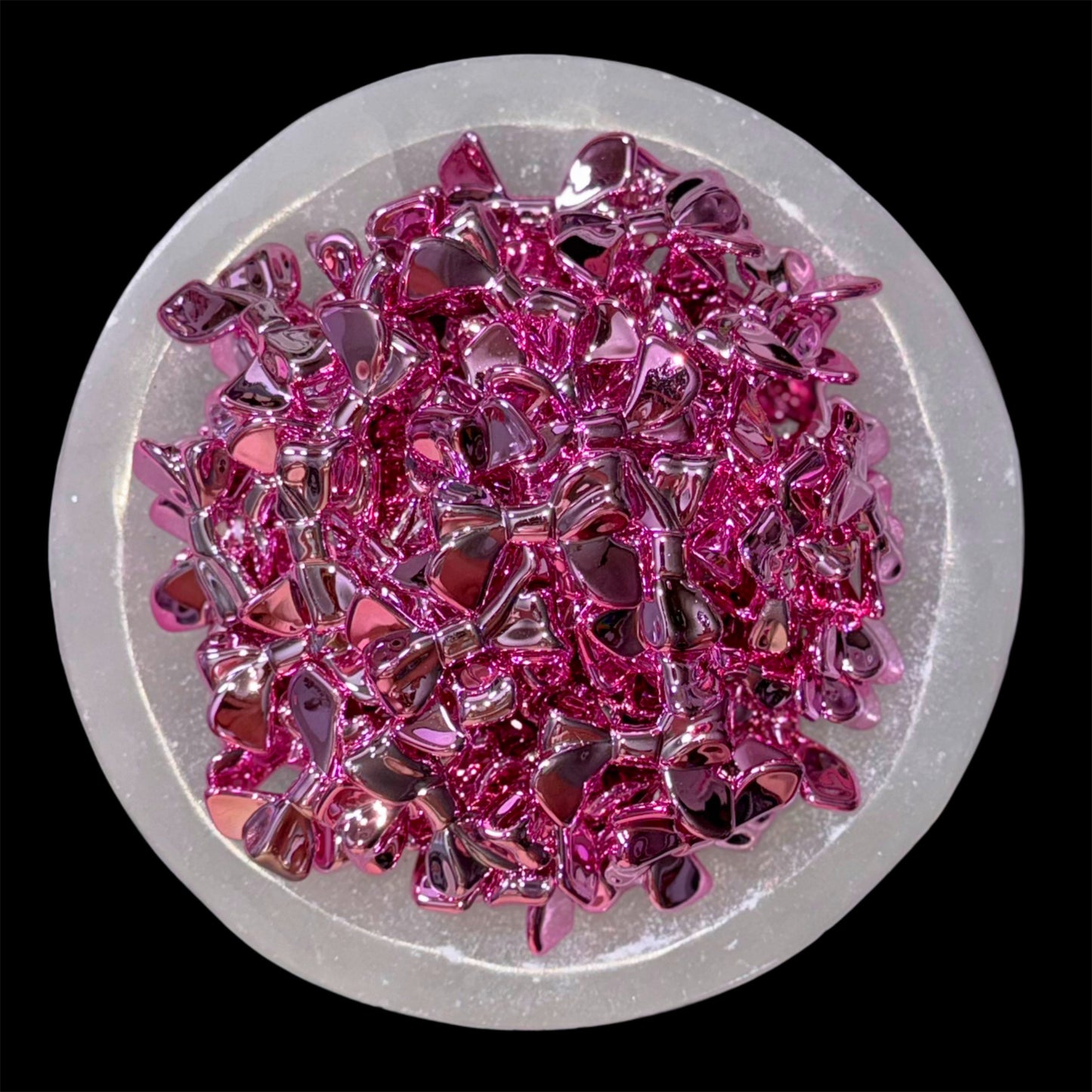 Bow Acrylic Beads (3 styles, 8 colors)