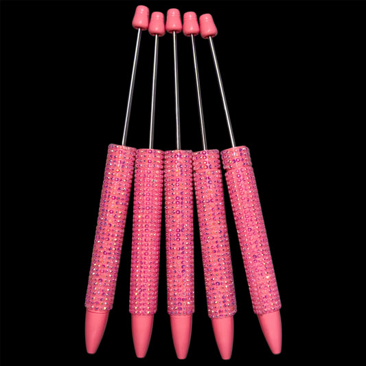 "Blush Pink" New Rhinestone Bead-able Pens