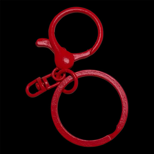 Red Keychain Ring Attachment
