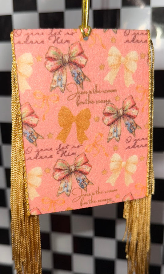 Reason For The Season Coquette Felt Freshie