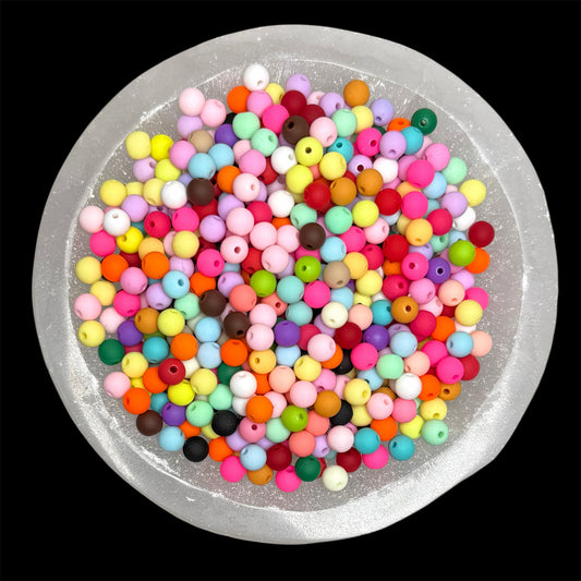 8mm Matte Acrylic Beads (NFP)