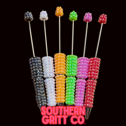 Bubble Rhinestone Beadable Pens