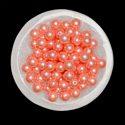 "Blush" Pearl Acrylic 16mm Bead