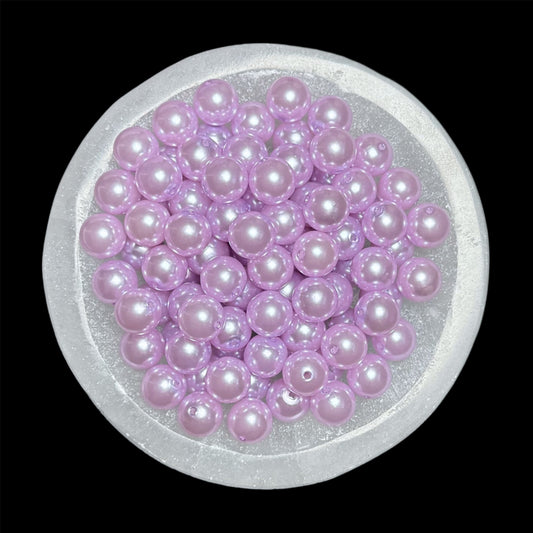 "Lavender" Pearl Acrylic 16mm Bead