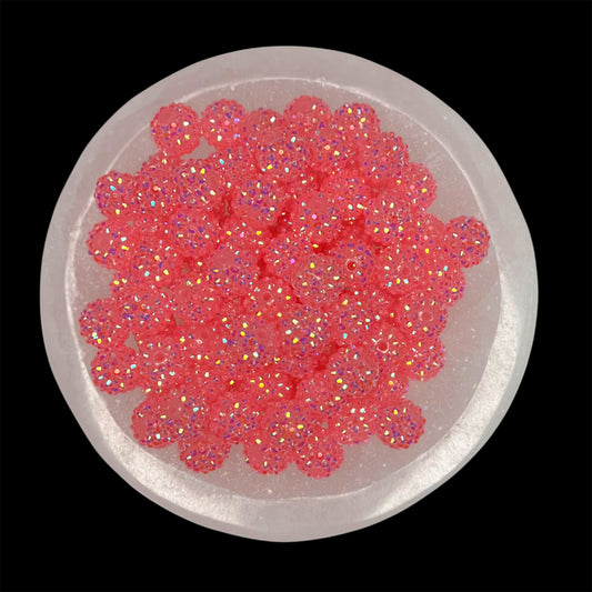 "AB Taffy" Rhinestone Acrylic Bead (1 Count)
