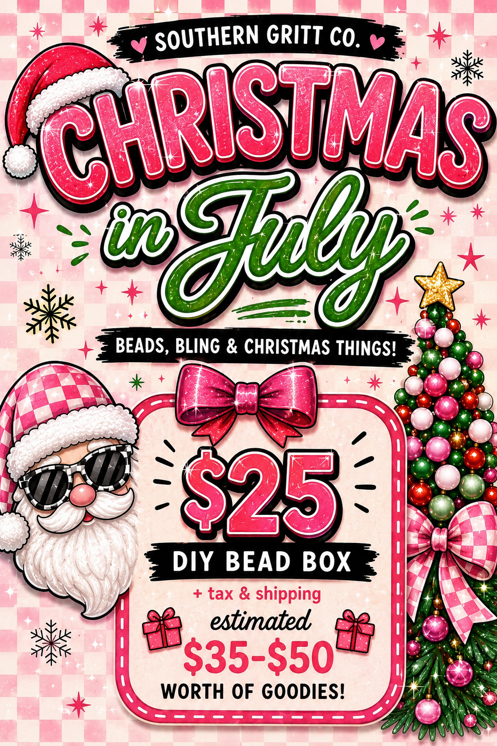 Christmas in July DIY Box (2 options) PREORDER *READ DESCRIPTION*